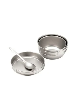 Snow Peak 3 Piece Titanium Cookset^ Sets & Kits