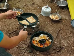 Snow Peak Aluminum Non-Stick Cooker 1000^ Cooksets