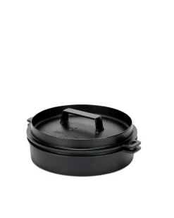 Snow Peak Cast Iron Oven 26Cm^ Takibi For Cooking