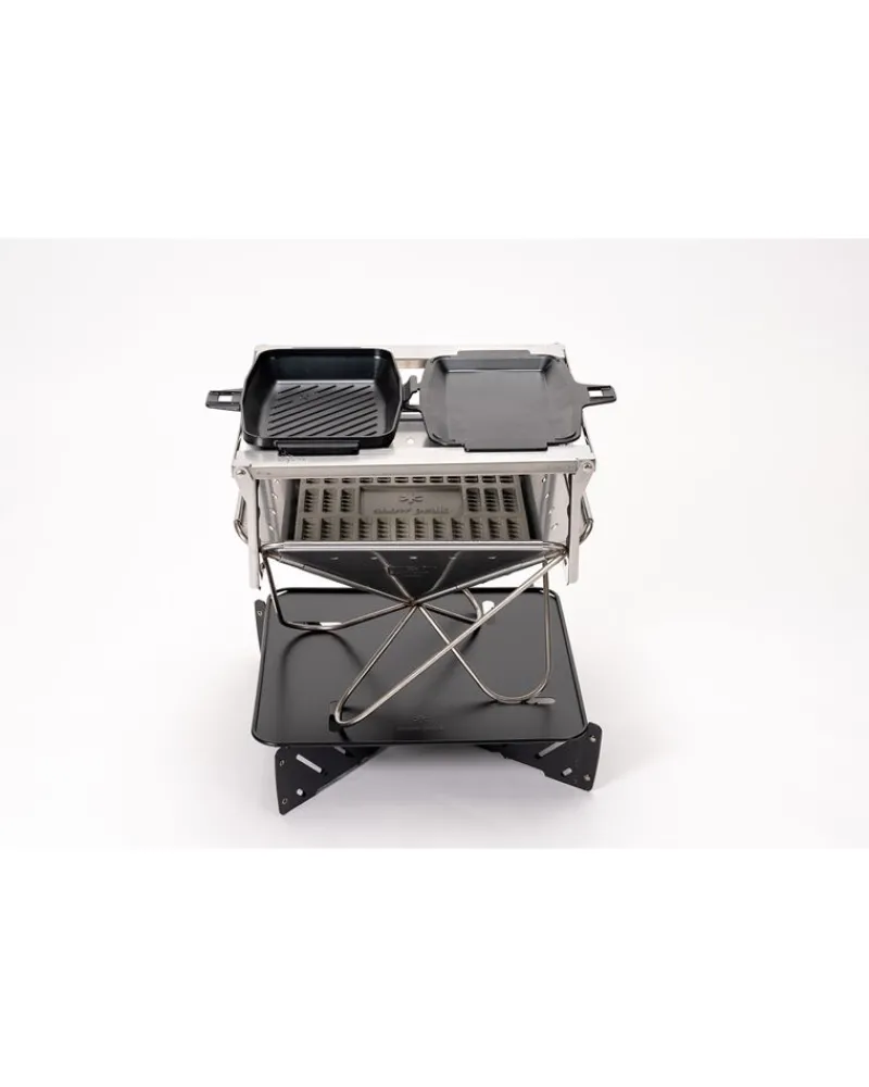 Snow Peak Cast Iron Sandwich Skillet^ Cast Iron