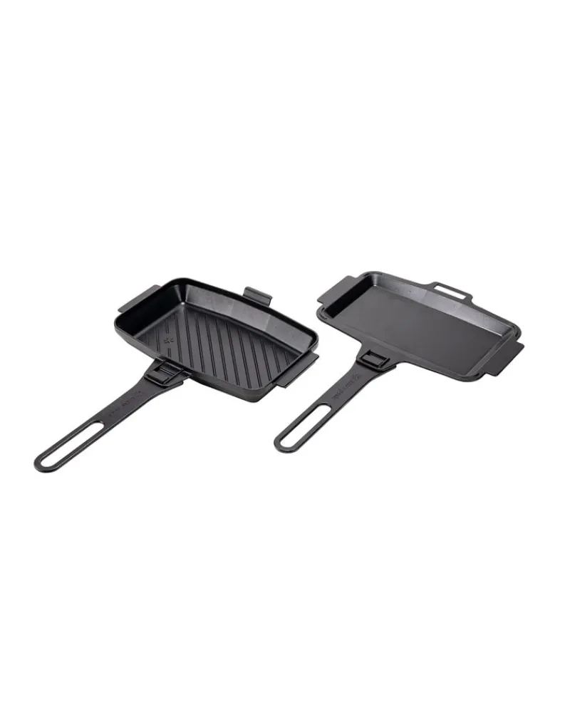 Snow Peak Cast Iron Sandwich Skillet^ Cast Iron