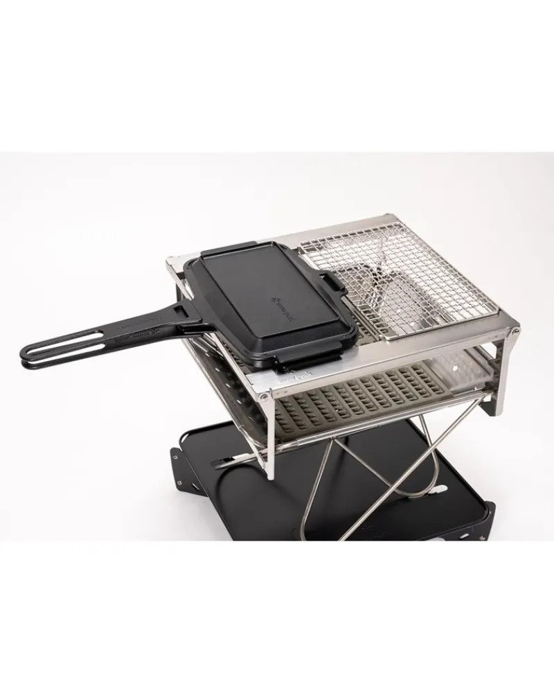 Snow Peak Cast Iron Sandwich Skillet^ Cast Iron