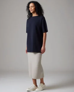 Snow Peak Cotton Nylon Boat Neck Pullover^ Sale