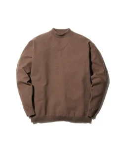 Snow Peak Cotton Polyester Knit Mockneck Long Sleeve^ Eco-Conscious Apparel