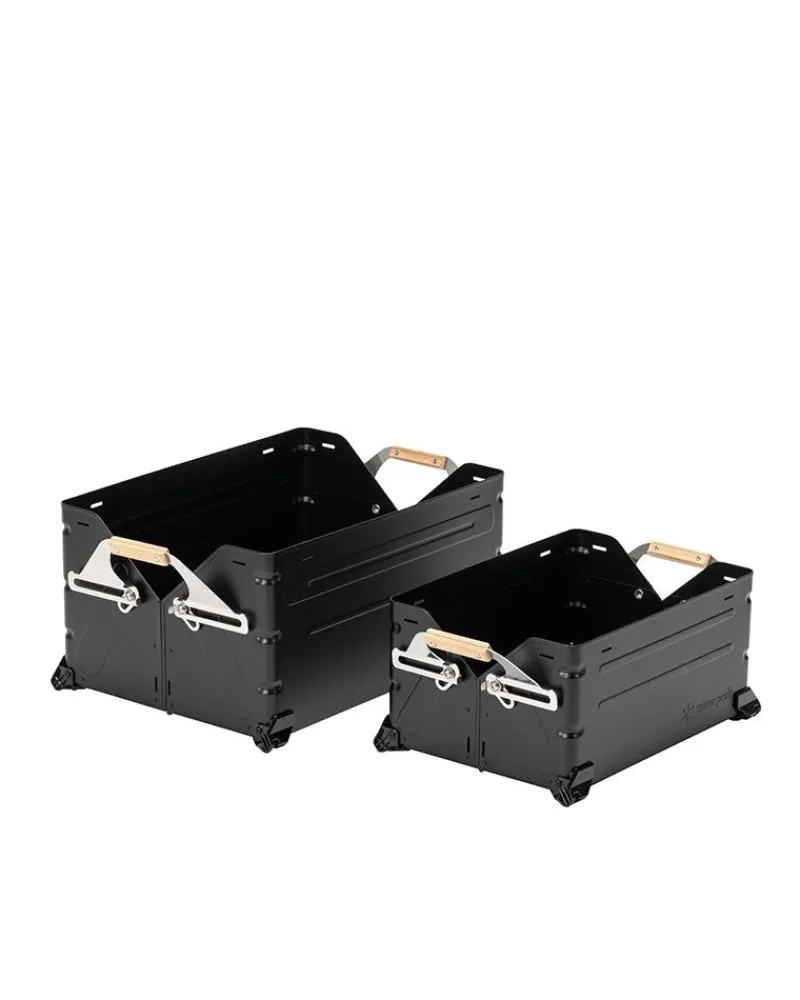 Snow Peak Festival: Stacking Shelf Container 50 In Black^ Takibi For Gathering