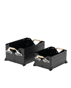 Snow Peak Festival: Stacking Shelf Container 50 In Black^ Storage