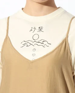 Snow Peak Hand-Woven Cotton Silk Dress^ Tops