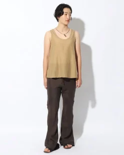 Snow Peak Hand-Woven Cotton Silk Tank Top^ Tops