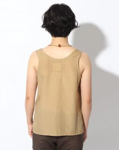 Snow Peak Hand-Woven Cotton Silk Tank Top^ Tops