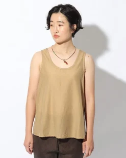 Snow Peak Hand-Woven Cotton Silk Tank Top^ Tops