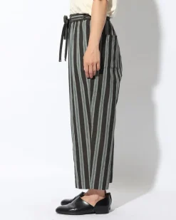 Snow Peak Hand-Woven Cotton Stripe Pants^ Bottoms