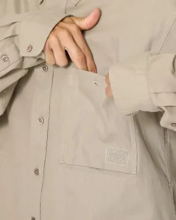 Snow Peak Organic Cotton Poplin Button-Down Shirt^ Tops