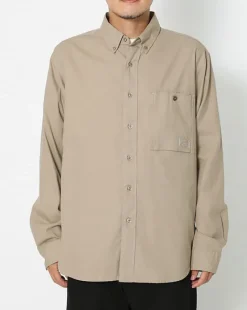 Snow Peak Organic Cotton Poplin Button-Down Shirt^ Tops