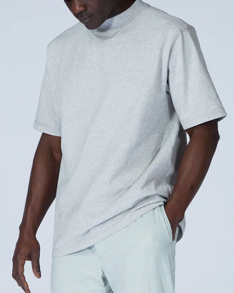 Snow Peak Recycled Cotton Heavy Mockneck T-Shirt^ Eco-Conscious Apparel