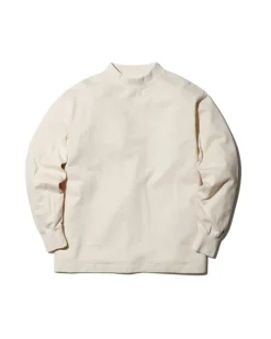 Snow Peak Recycled Cotton Mockneck Long Sleeve T-Shirt^ Tops
