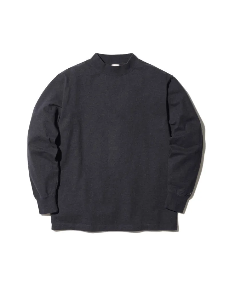 Snow Peak Recycled Cotton Mockneck Long Sleeve T-Shirt^ Tops