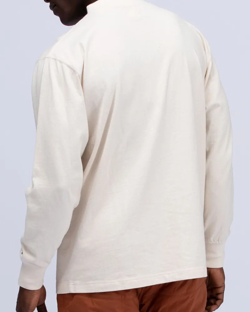 Snow Peak Recycled Cotton Mockneck Long Sleeve T-Shirt^ Tops