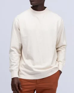 Snow Peak Recycled Cotton Mockneck Long Sleeve T-Shirt^ Eco-Conscious Apparel