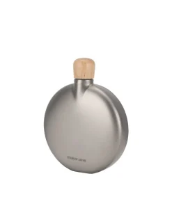 Snow Peak Round Titanium Flask In 150 Ml^ Flasks