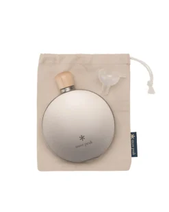 Snow Peak Round Titanium Flask In 150 Ml^ Flasks