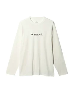 Snow Peak Soft Cotton Logo Long Sleeve T-Shirt^ Tops