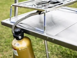 Snow Peak Stainless Kitchen Table^ Storage Stands