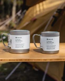 Snow Peak Ti-Double 450 Mug^ Mugs