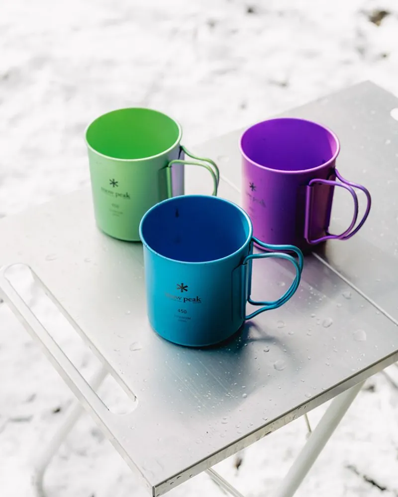Snow Peak Ti-Single 450 Anodized Cup^ Cups