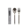Snow Peak Titanium Fork & Spoon Set^ Sets & Kits