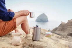 Snow Peak Titanium French Press^ Coffee & Tea